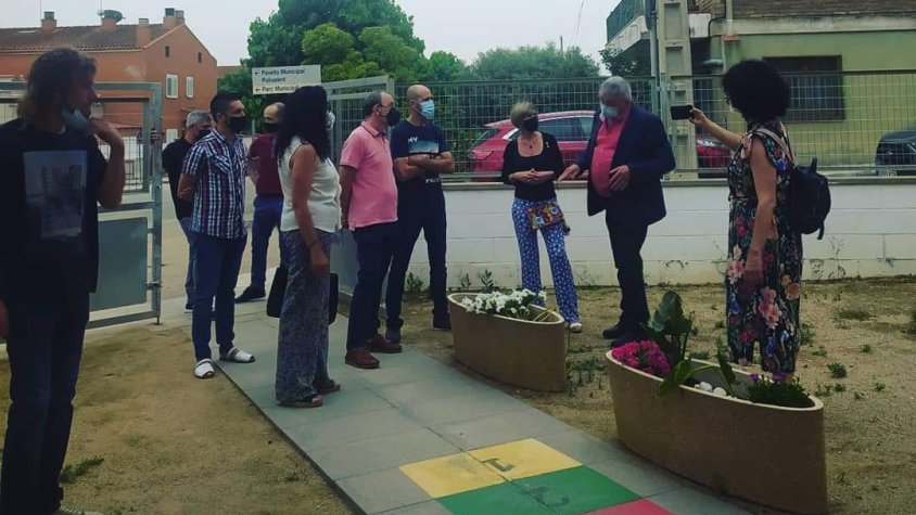 Moment de la visita a Pira