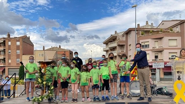 14 nens i nenes han participat a l'activitat d'atletisme del Club Atlètic Espluguí