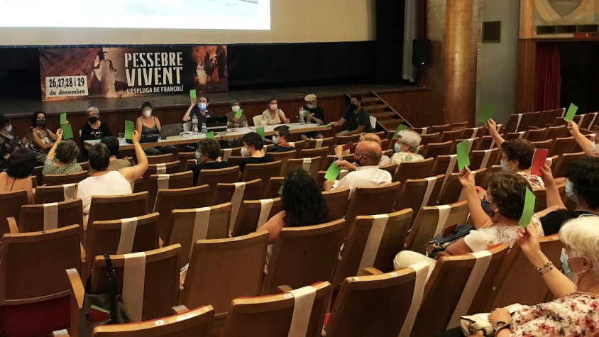 Assemblea General Ordinària del Pessebre Vivent de l'Espluga celebrada aquest diumenge 27 de juny al Teatre del Casal de l'Espluga de Francolí