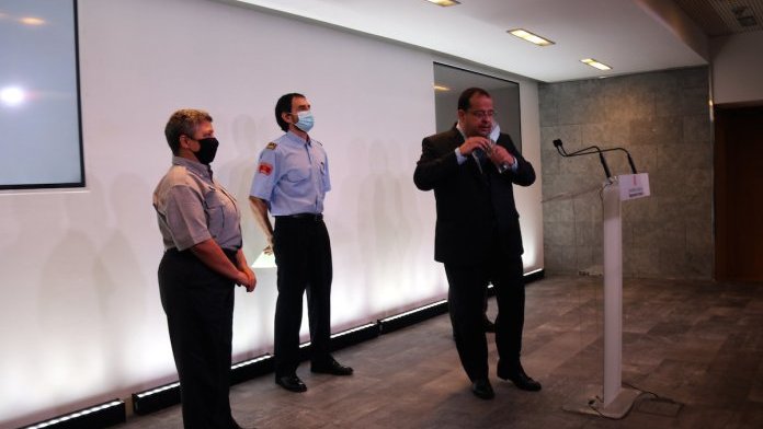 El conseller d’Interior, Joan Ignasi Elena, presenta el dispositiu de la Campanya Forestal 2021.