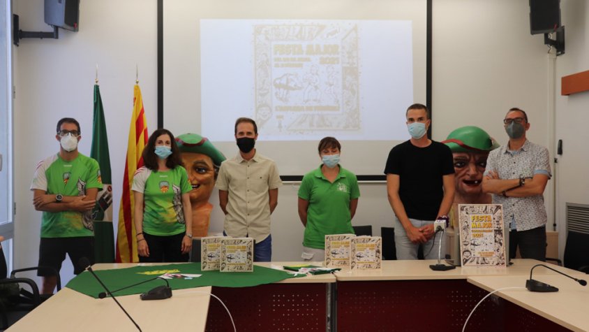 Un moment de la presentació dels actes de la Festa Major
