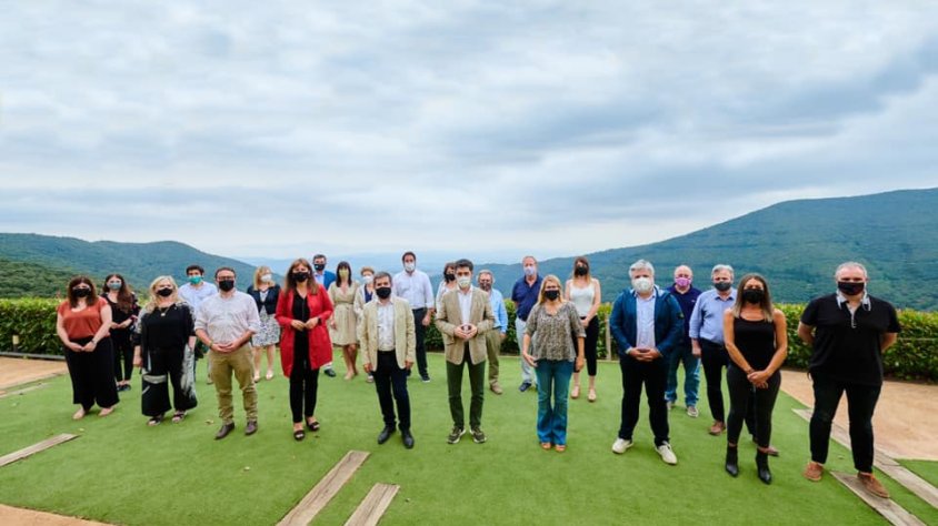 Imatge de família dels participants en l'Executiva de Junts