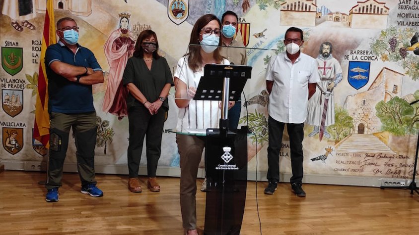 Un moment de la presentació de la reorganització