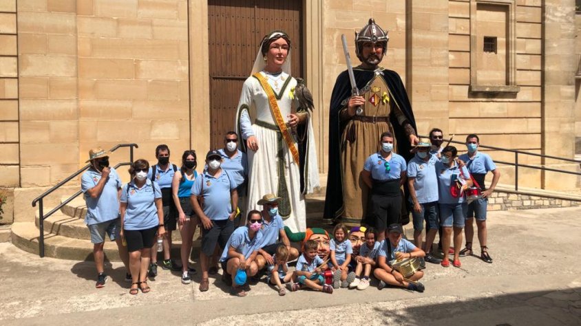 Els Gegants de Blancafort tornen a ballar fora de la localitat
