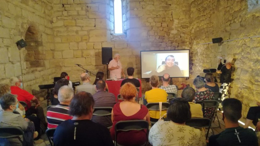 Xarli Diego va presentar el seu llibre en el marc de la Festa Major de Barberà 