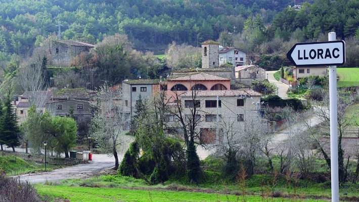 Imatge de l'entrada a la localitat