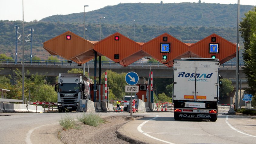 Pla obert del peatge de l'AP-2 de les Borges Blanques