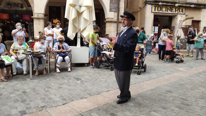 El Nunci a l'inici del seu pregó popular