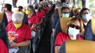 Un autobús surt de la Conca de Barberà per participar en l'acte de l'ANC a Barcelona