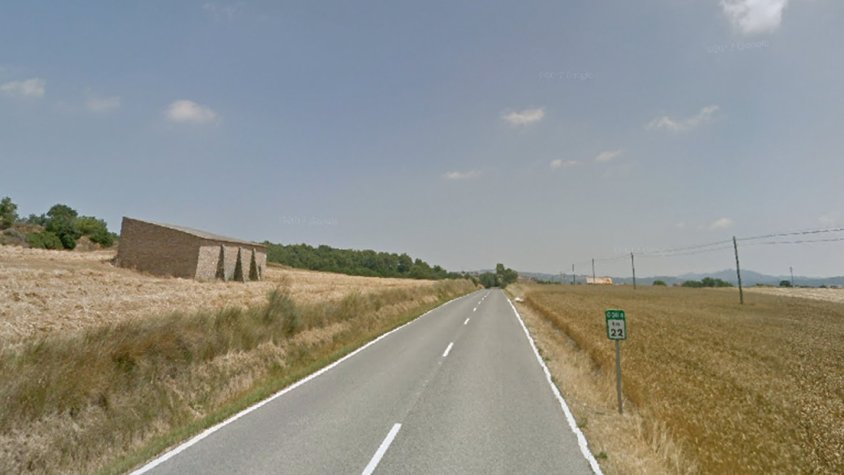 Topada entre un camió i un cotxe a les Piles