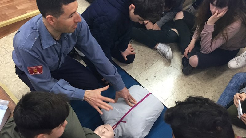 La setmana vinent el alumnes de 3r d'ESO de la comarca rebran formació en matèria de Seguretat i primers auxilis