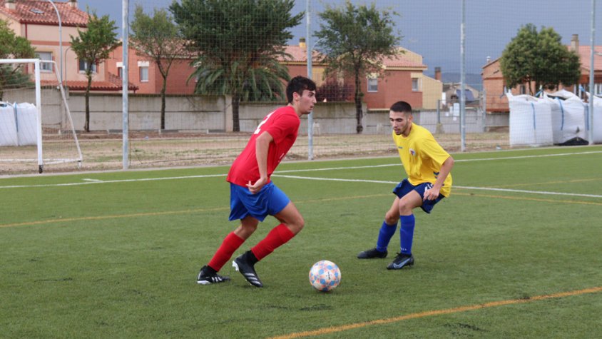 Imatge del primer partit jugat a casa