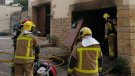 Foc en un garatge de Rocafort de Queralt