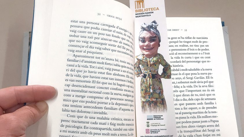 La Biblioteca Mossèn Ramon Muntanyola de l’Espluga de Francolí edita un nou punt de llibre