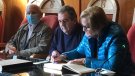 Antics diputats del Parlament de Catalunya visiten Montblanc