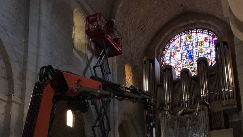 Les misses de Poblet canvien de lloc temporalment per unes obres de conservació