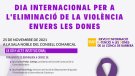 El Consell Comarcal de la Conca de Barberà commemora el 25N des de la mirada de l’agressor