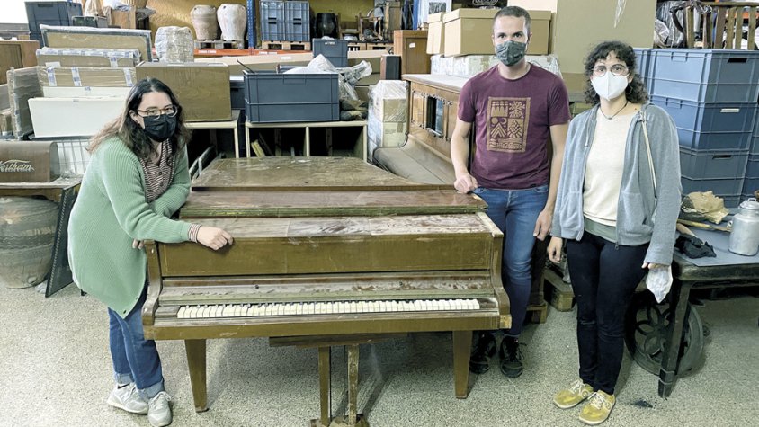 L’Espluga de Francolí salva de l’oblit un piano de cua Peyel de Lucia Wilde