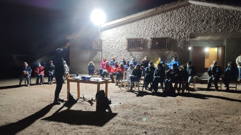 Observació astronòmica al recinte del refugi de l’Ermita dels Sants Metges