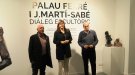 Els presidents Quim Torra i Laura Borràs s’endinsen en l’art del pintor Palau Ferré 