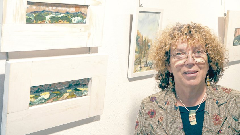 Isabel Boltà exposa a la sala de Sant Roc de Valls