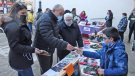 L’escola Sant Roc de Rocafort, presents amb una paradeta a la IX Fira de Nadal 