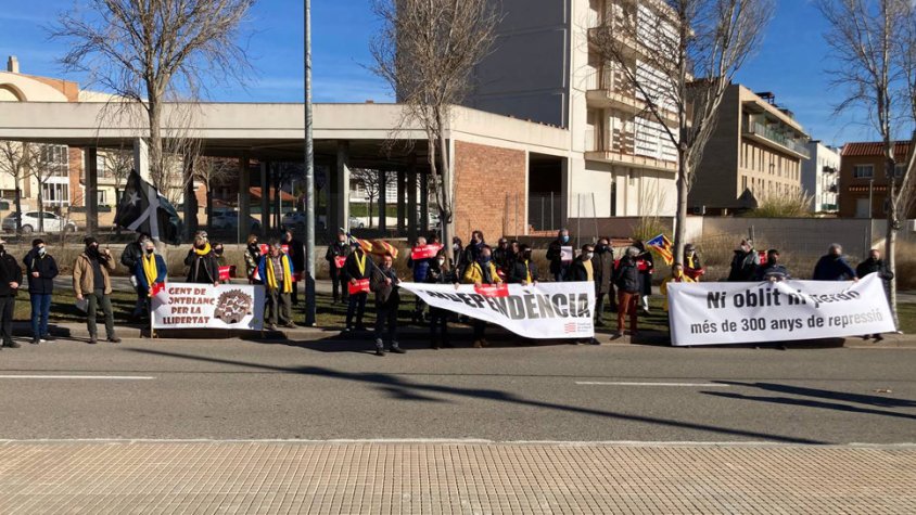 Un moment de la manifestació