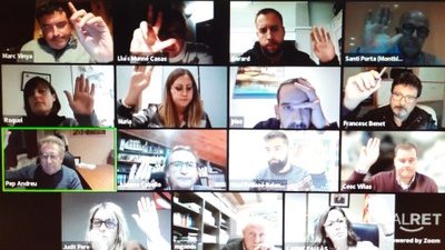 Imatge del ple virtual de desembre
