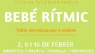 Bebé Rítmic. Cicle de tallers en família