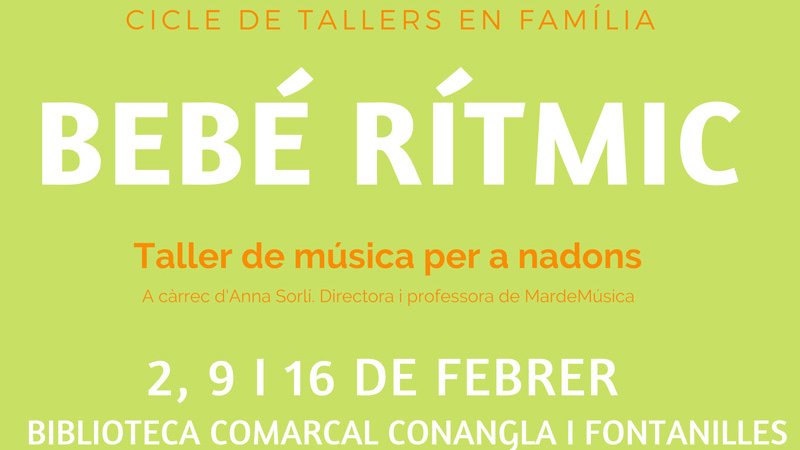 Bebé Rítmic. Cicle de tallers en família