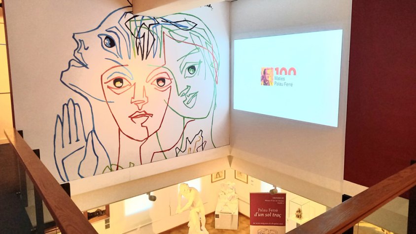 Imatge de l'exposició de Girona