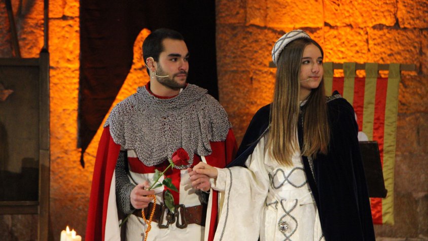 Anna Cubero i Josep Maria Roca, Princesa i Sant Jordi de la 35a Setmana Medieval de Montblanc