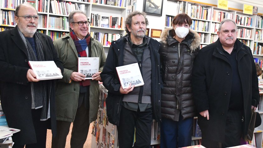Francesc Fàbregas, Josep Cuní, Lluís Costa, Marta Madrenas i Jordi Grau