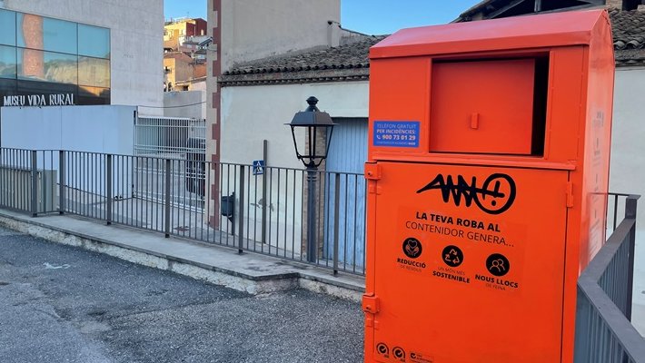 Imatge del nou contenidor de roba