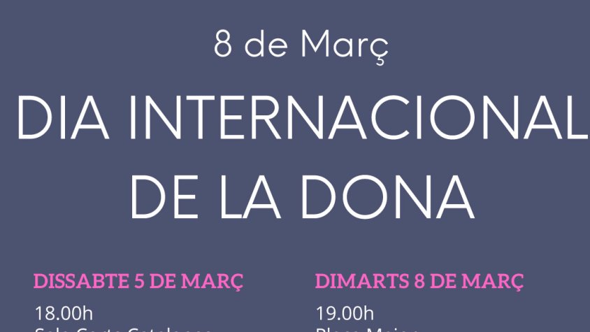 Cartell dels actes