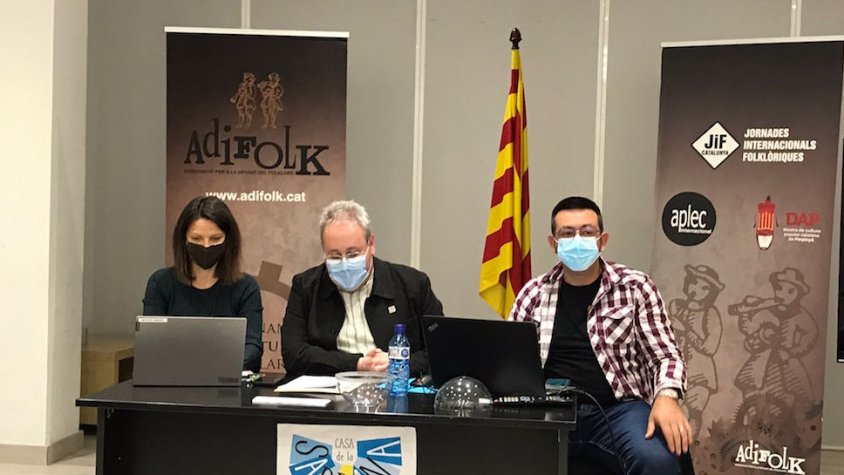Un moment de l'assemblea d'Adifolk