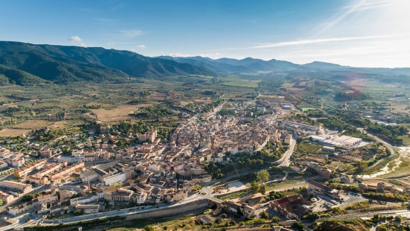 Vista aèria de l'Espluga de Francolí