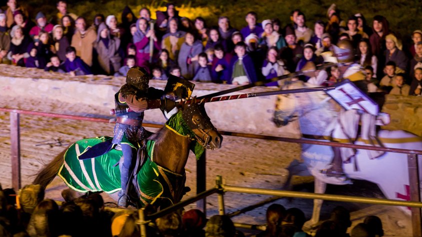 Imatge del torneig medieval nocturn