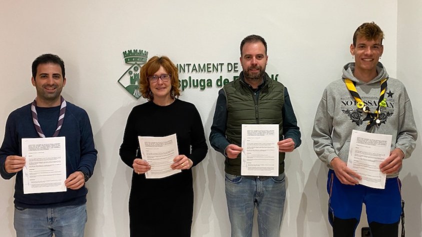 Protagonistes de l'acte de signatura