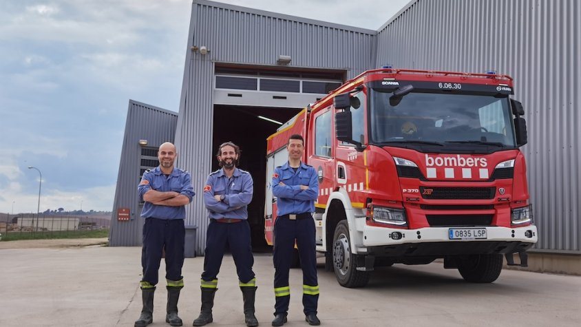 La Conca de Barberà estrena vehicle i nou cap de parc de Bombers