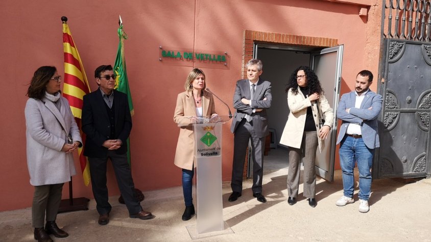 La Diputació impulsa nous equipaments ciutadans a Solivella: a punt la sala de vetlles i l’ampliació de l’escola Sagrat Cor