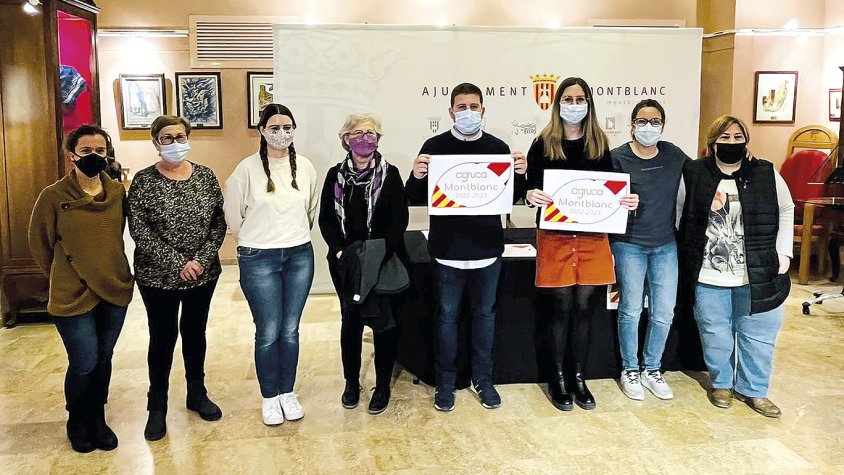 Presentació d'aquest intercanvi, dimarts 12 d'abril a l'Ajuntament de Montblanc