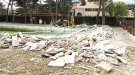 En marxa les obres d’arranjament de la piscina municipal de l’Espluga