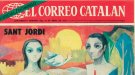 50 anys d’una portada històrica de Palau Ferré en la que El Correo Catalán felicitava la Diada de Sant Jordi 