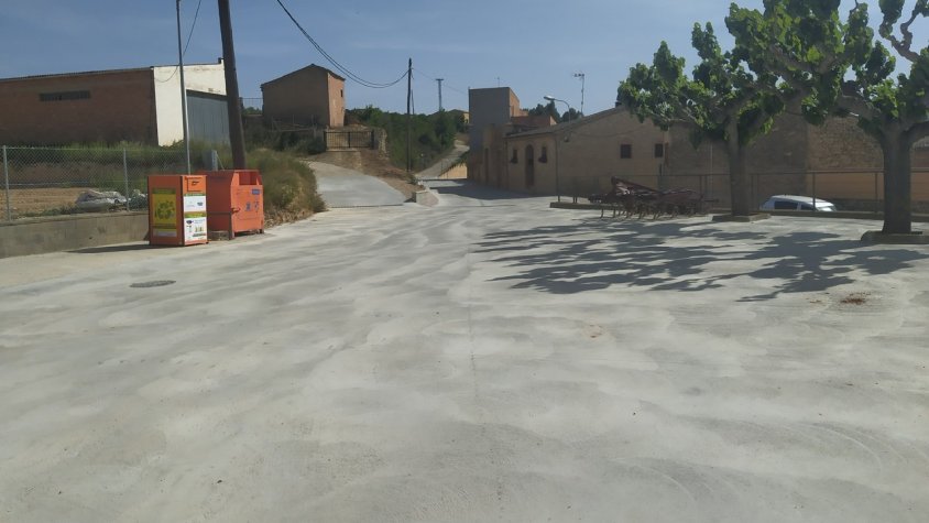 Finalització obres carrer Parlament de Catalunya i Plaça dels arbres