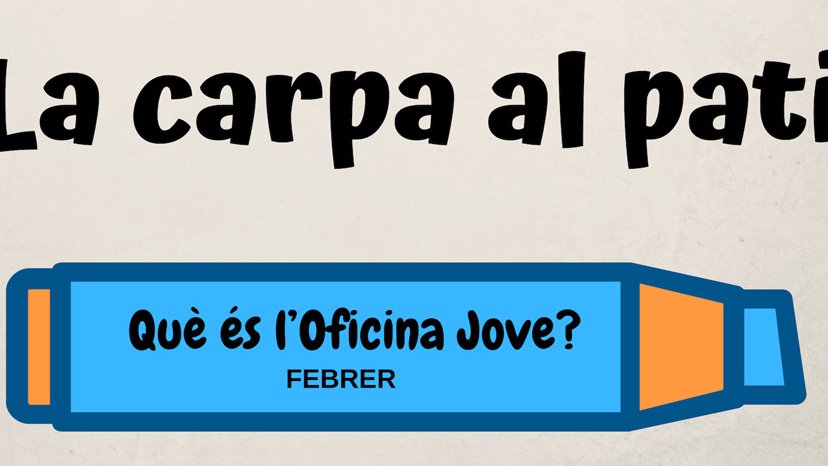 La Carpa al Pati, el nou projecte de l'Oficina Jove