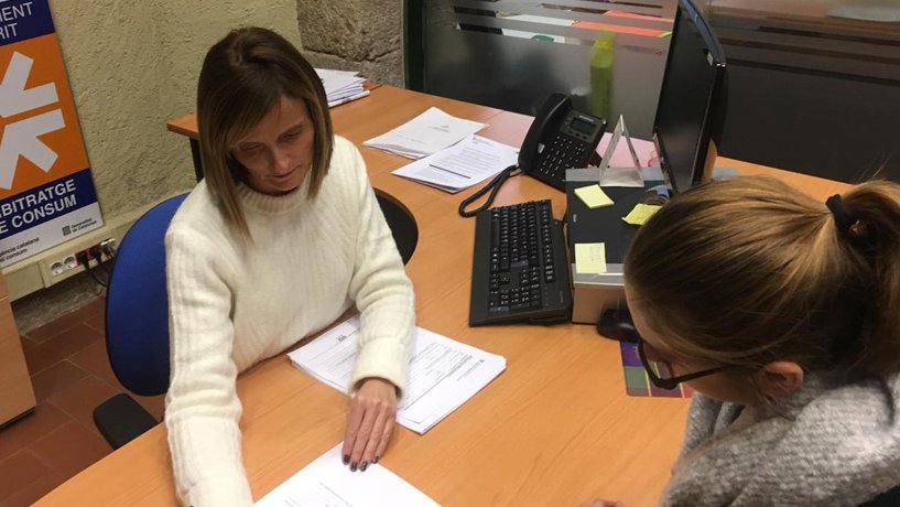 L'Oficina Comarcal de Consum va tramitar més de cent expedients de reclamació el 2018