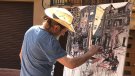 Artistes d’arreu del país immortalitzen carrers i paisatges de Vimbodí i Poblet al VI Concurs de Pintura Ràpida Potau-Campdesuñer