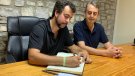Marc Rovira s’estrena com  a diputat fent una visita institucional a Savallà del Comtat