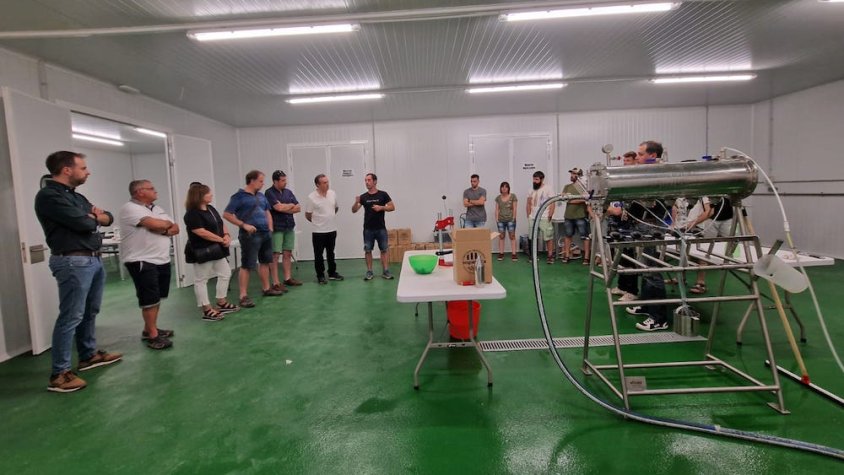 Un moment de la presentació de la iniciativa